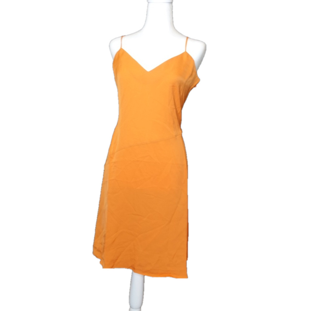 Lita by Ciara Silk Dress Mini Slip Sexy Dress Orange Size XL NWT MRSP $248
